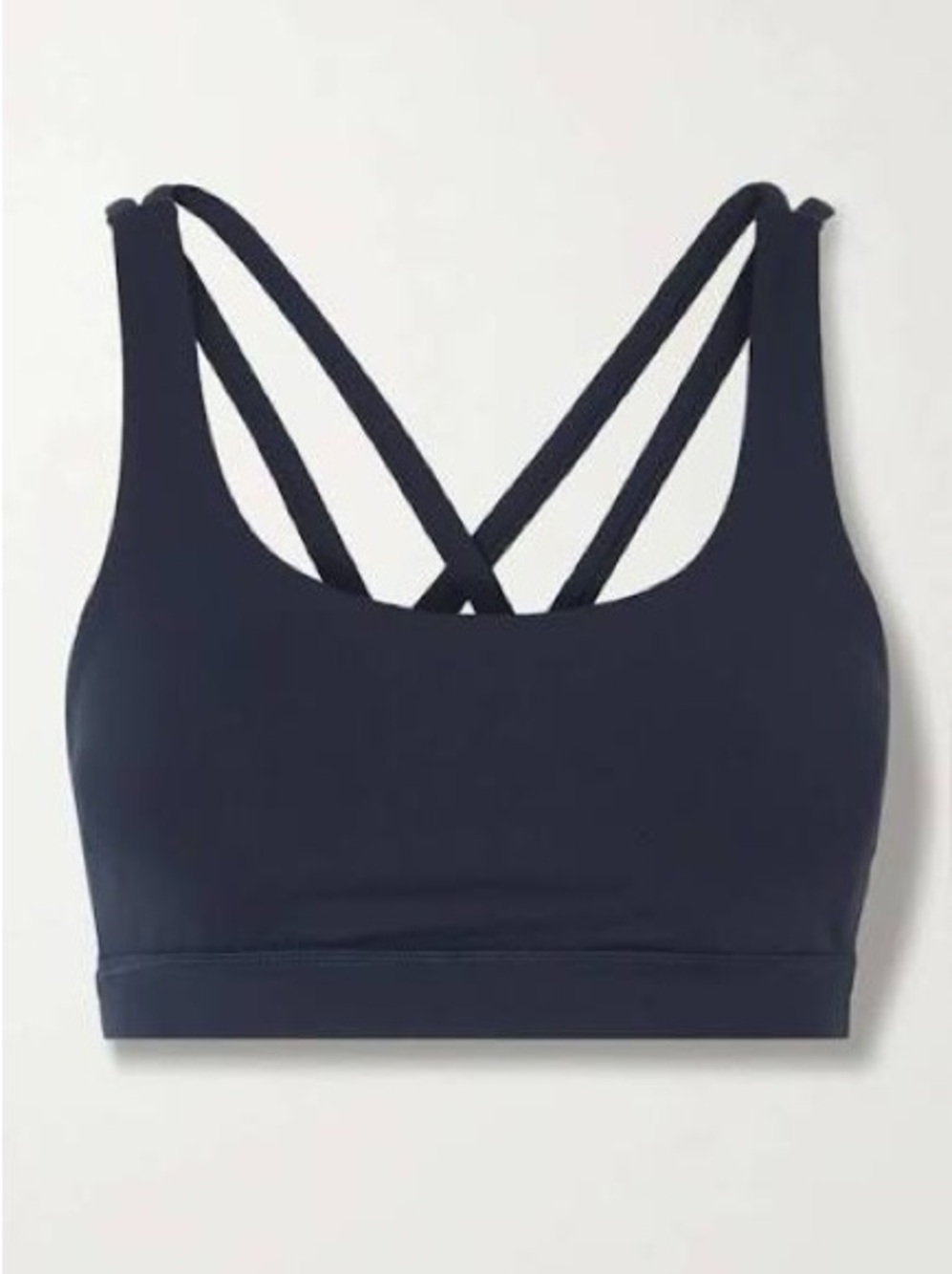 Lululemon Energy Bra Strappy Activewear Sports Bra - Navy size 6